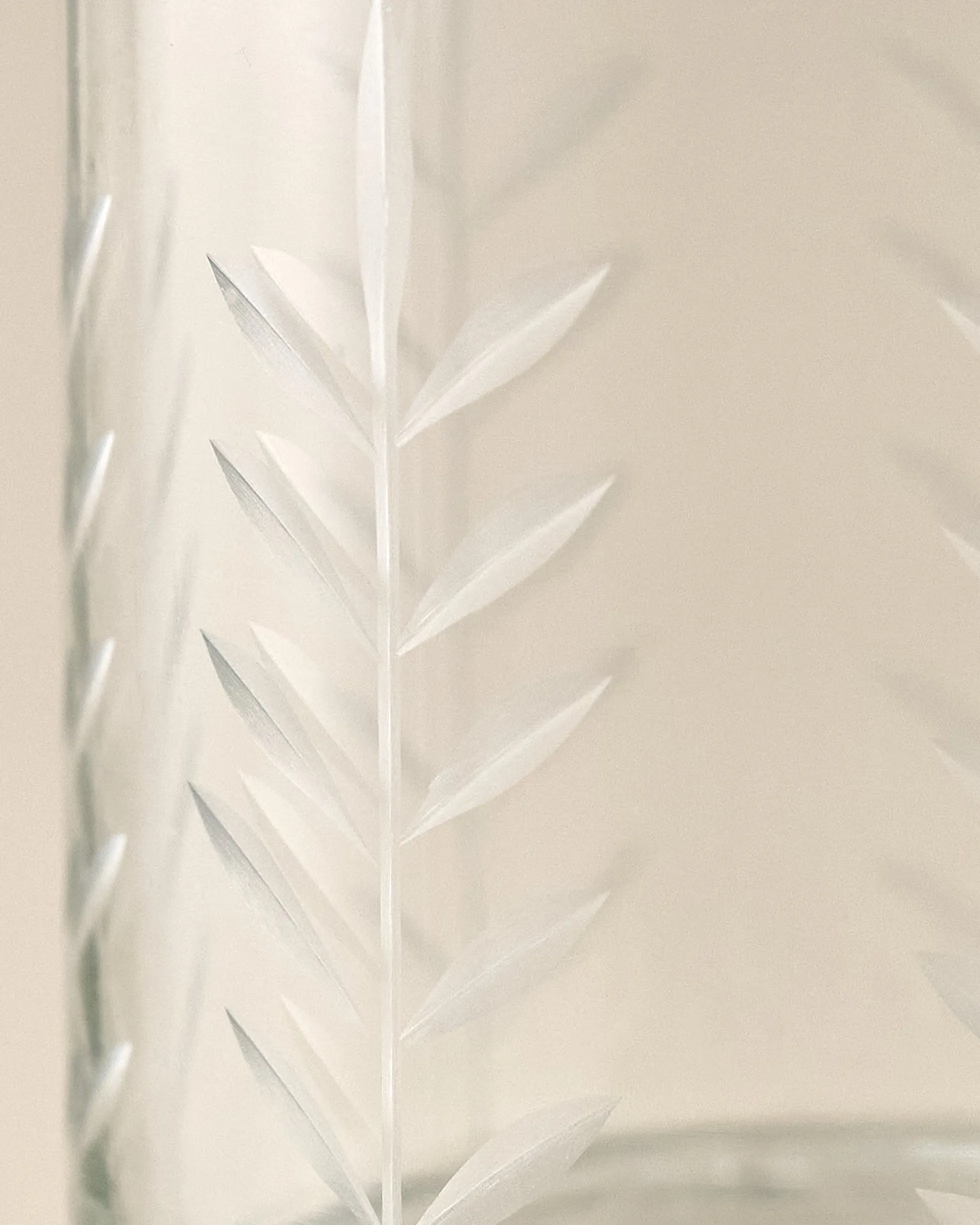 Marlowe Etched Glass Tumbler