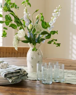 Marlowe Etched Glass Tumbler
