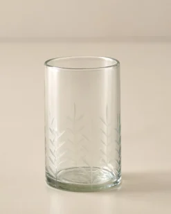 Marlowe Etched Glass Tumbler
