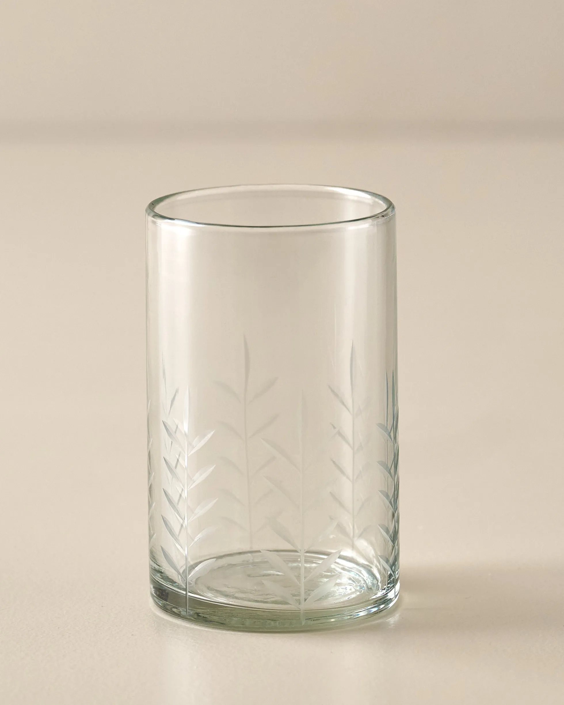 Marlowe Etched Glass Tumbler
