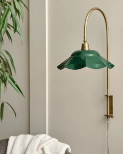 Mary Enamel Plug-in Sconce