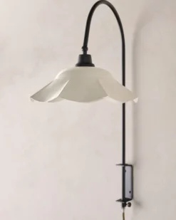 Mary Enamel Plug-in Sconce