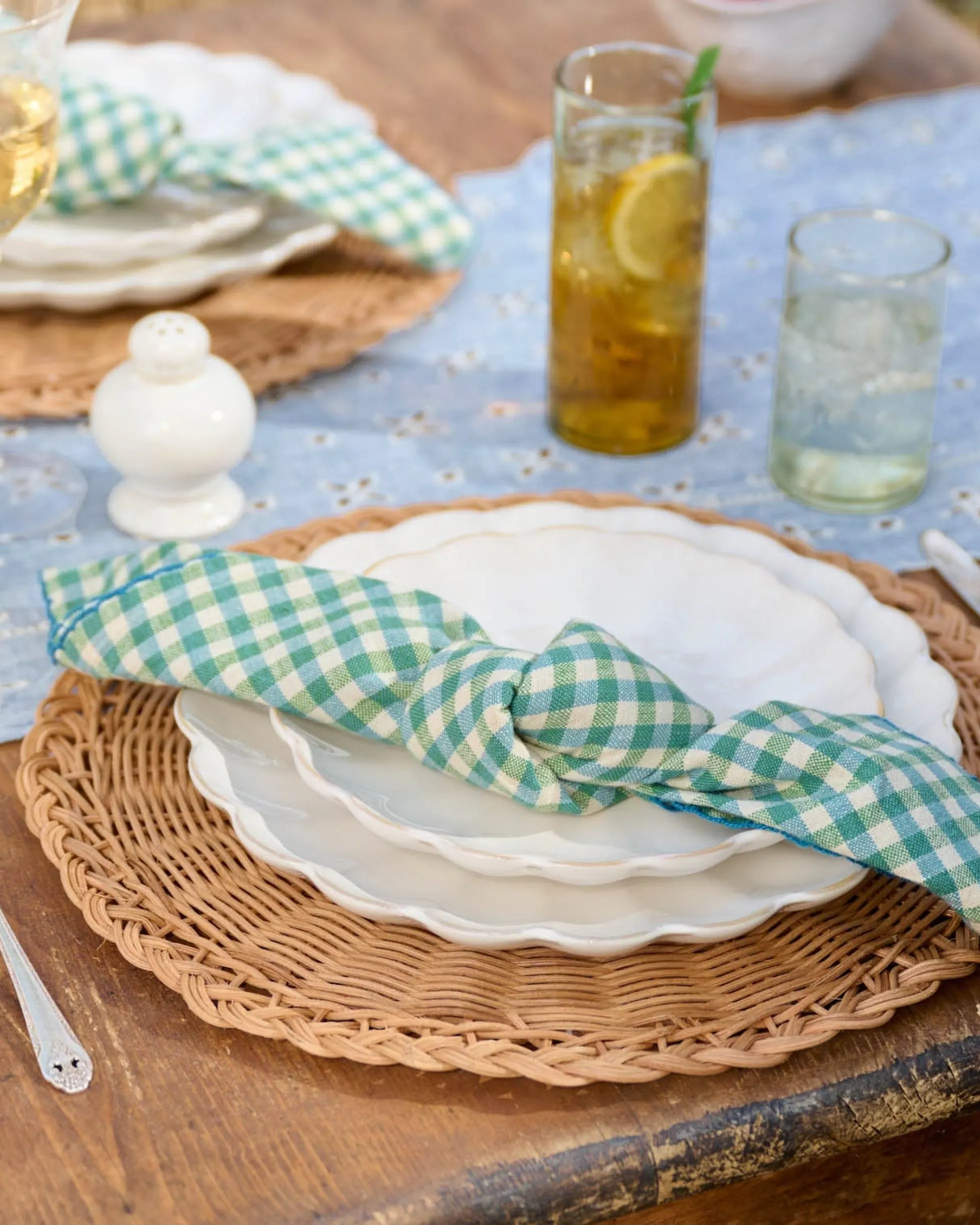 Meadow Check Napkin Set of 4