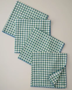 Meadow Check Napkin Set of 4