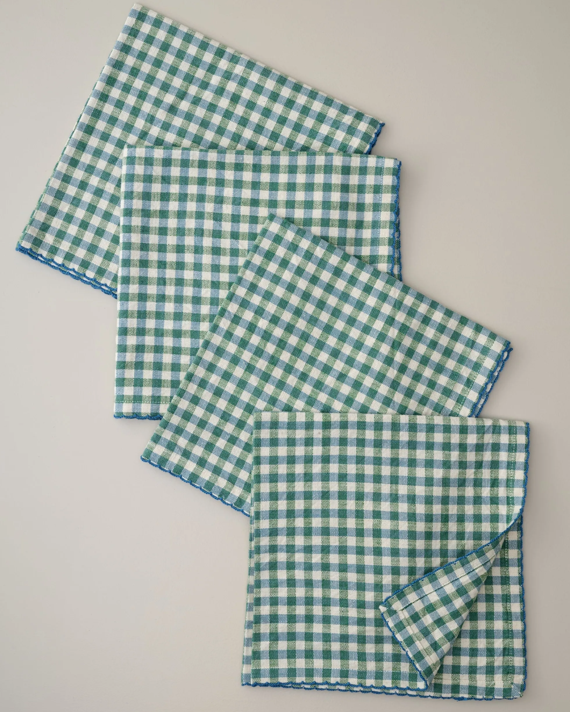 Meadow Check Napkin Set of 4