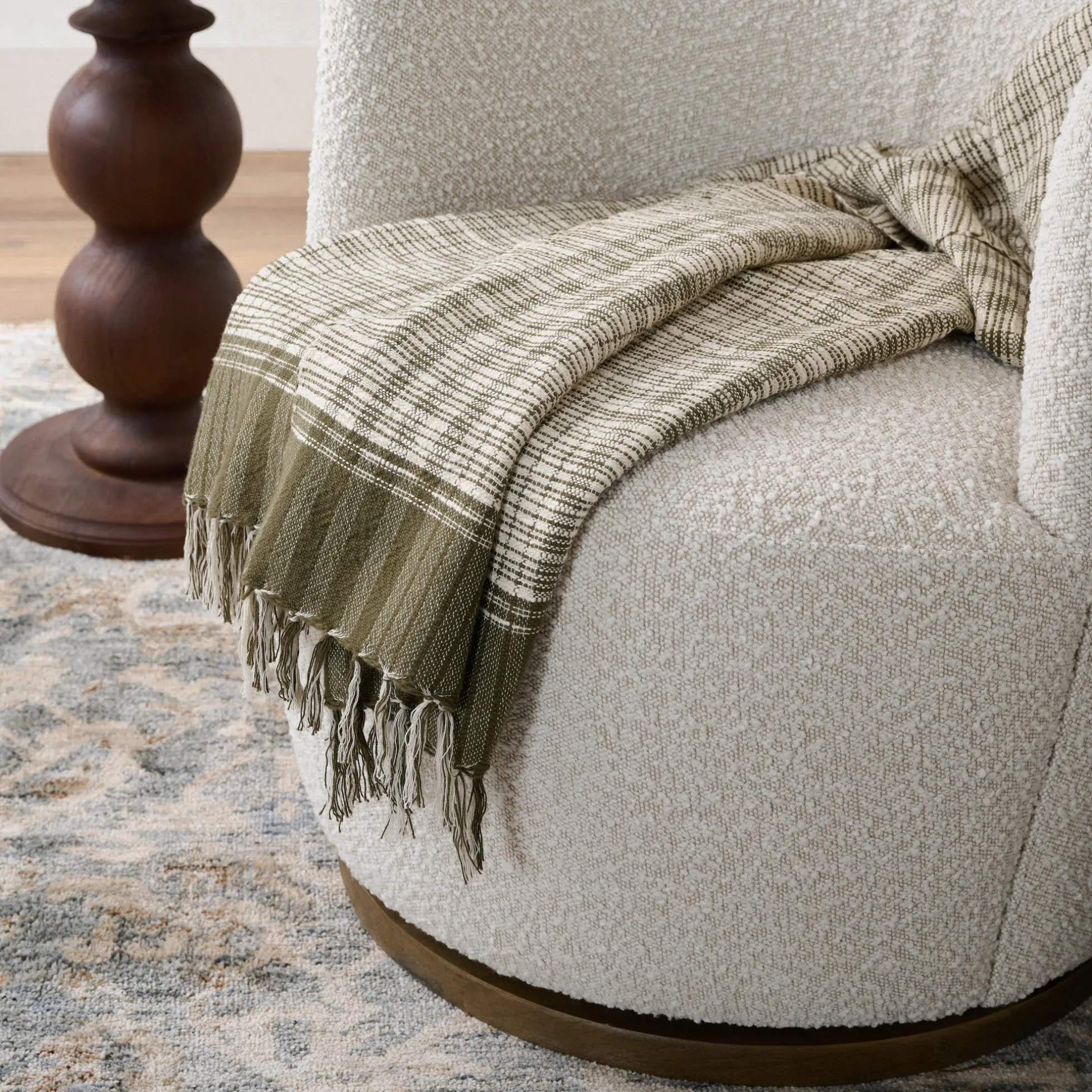 Merrill Plaid Throw