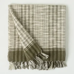 Merrill Plaid Throw