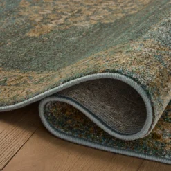Mona Aqua Wheat Rug