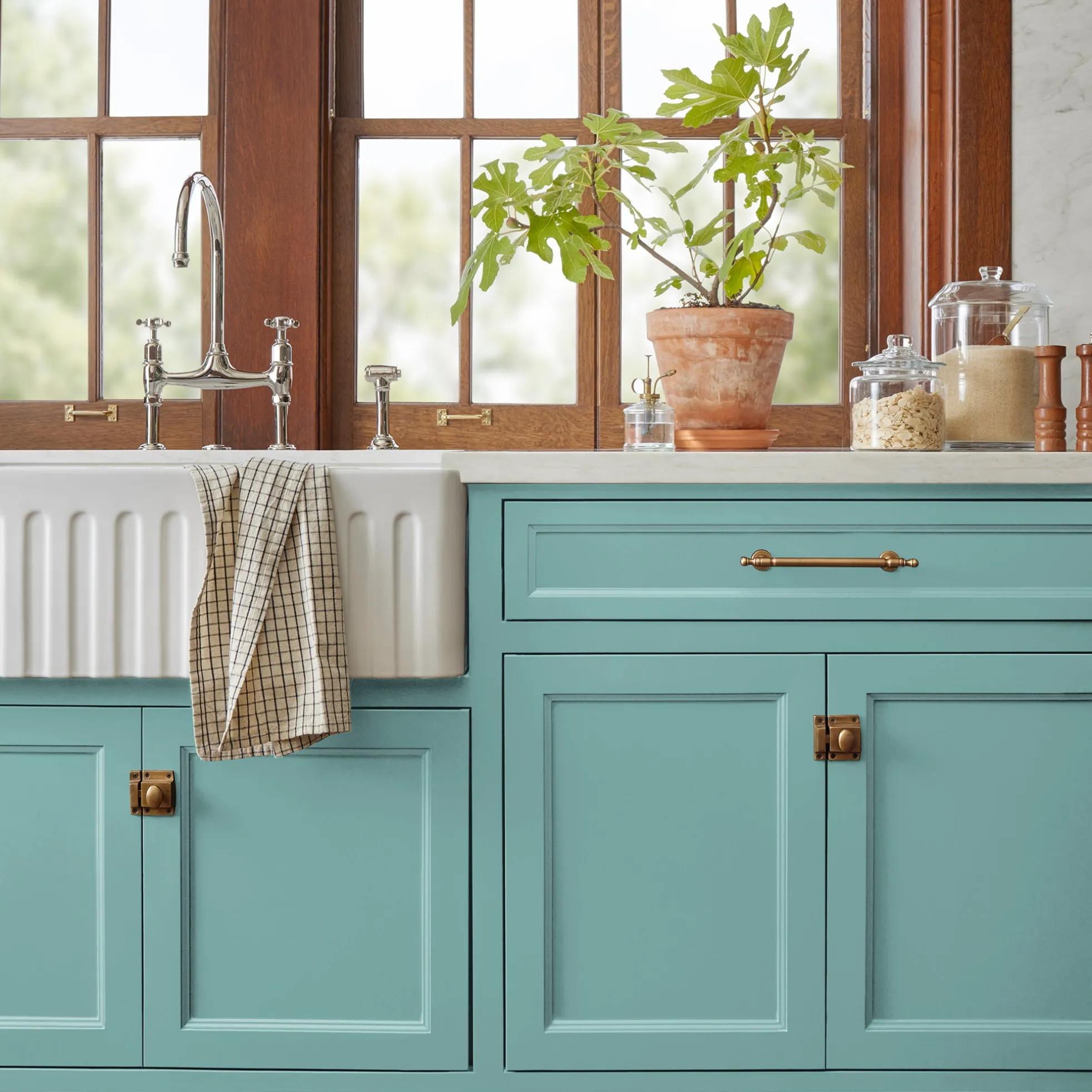 Morning Calm - Trim, Door + Cabinetry Paint
