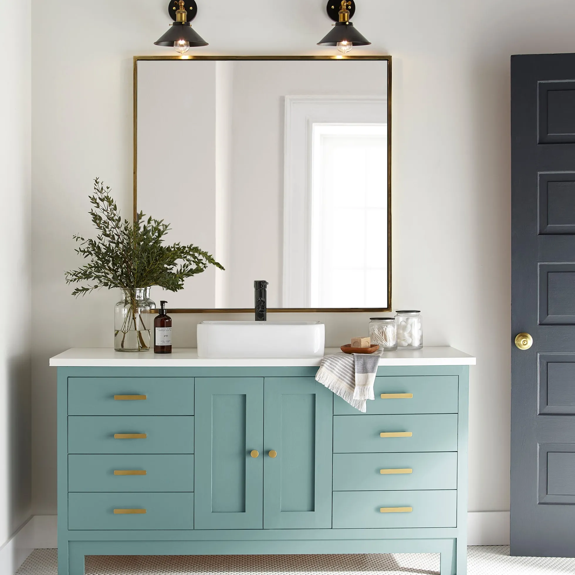 Morning Calm - Trim, Door + Cabinetry Paint
