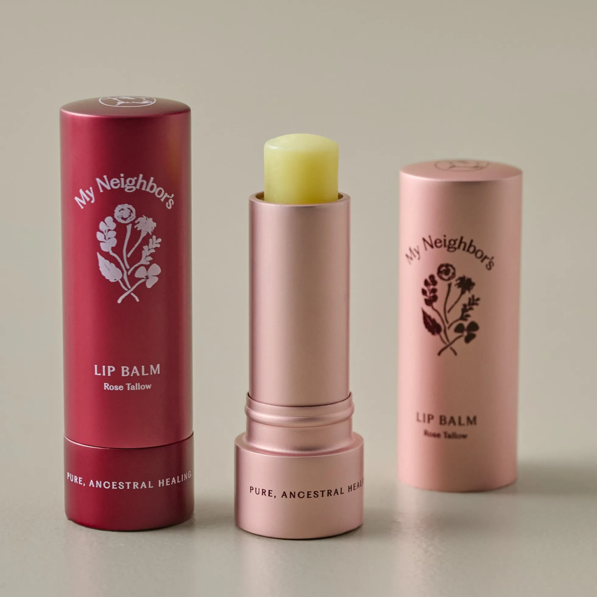 My Neighbor's Tallow Rose Lip Balm