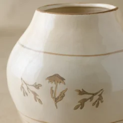 Nadine Ceramic Round Vase