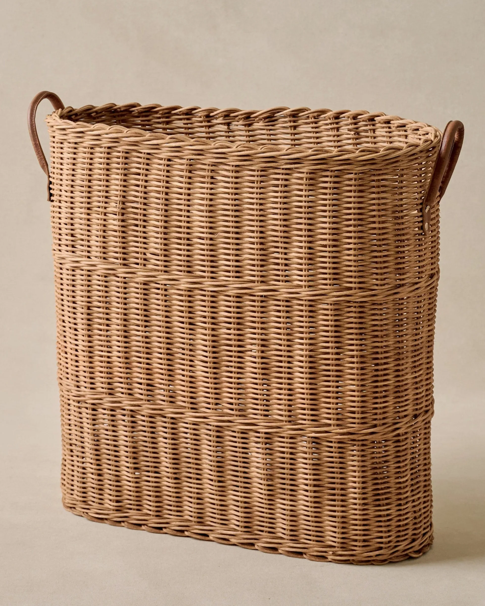 Natural Rattan Console Basket