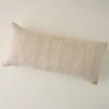 Natural Stripe Gusset Large Lumbar Pillow