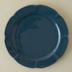 Navy Luna Plate