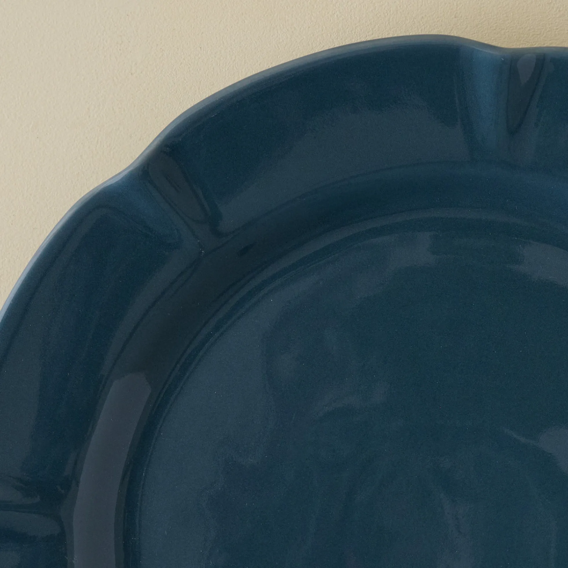 Navy Luna Plate