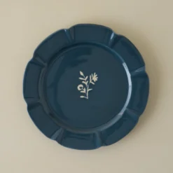 Navy Luna Plate