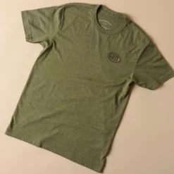 Never Quit Military Green Shirt