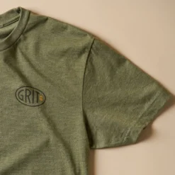 Never Quit Military Green Shirt