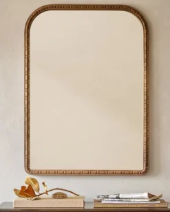 Nicolette Arched Wood Mirror