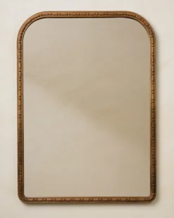 Nicolette Arched Wood Mirror