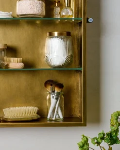 Nova Brass Medicine Cabinet