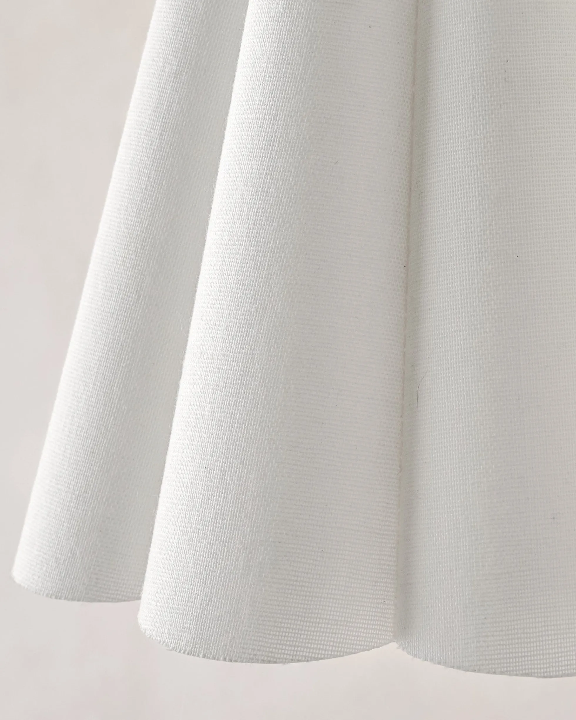 Odette Linen Scallop Wired Sconce