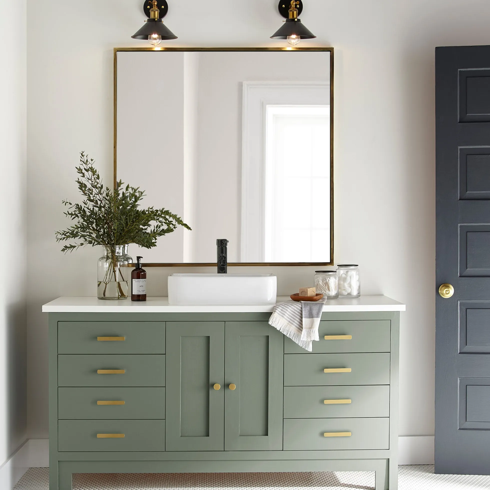 Olive Grove - Trim, Door + Cabinetry Paint