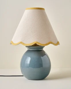 Olivia Table Lamp - Lake Blue