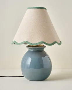 Olivia Table Lamp - Lake Blue
