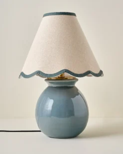 Olivia Table Lamp - Lake Blue