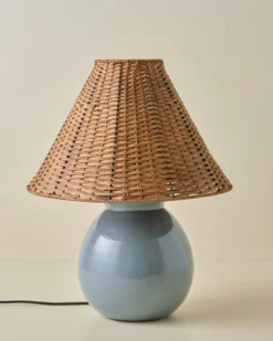 Olivia Table Lamp - Lake Blue