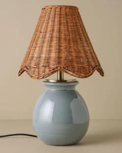 Olivia Table Lamp - Lake Blue