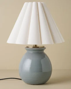 Olivia Table Lamp - Lake Blue