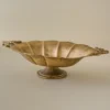 Oversized Ornate Brass Pedestal Bowl