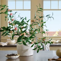 Oversized Peach Stem