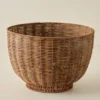 Oversized Rattan Decorative Bowl