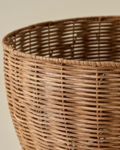 Oversized Rattan Decorative Bowl