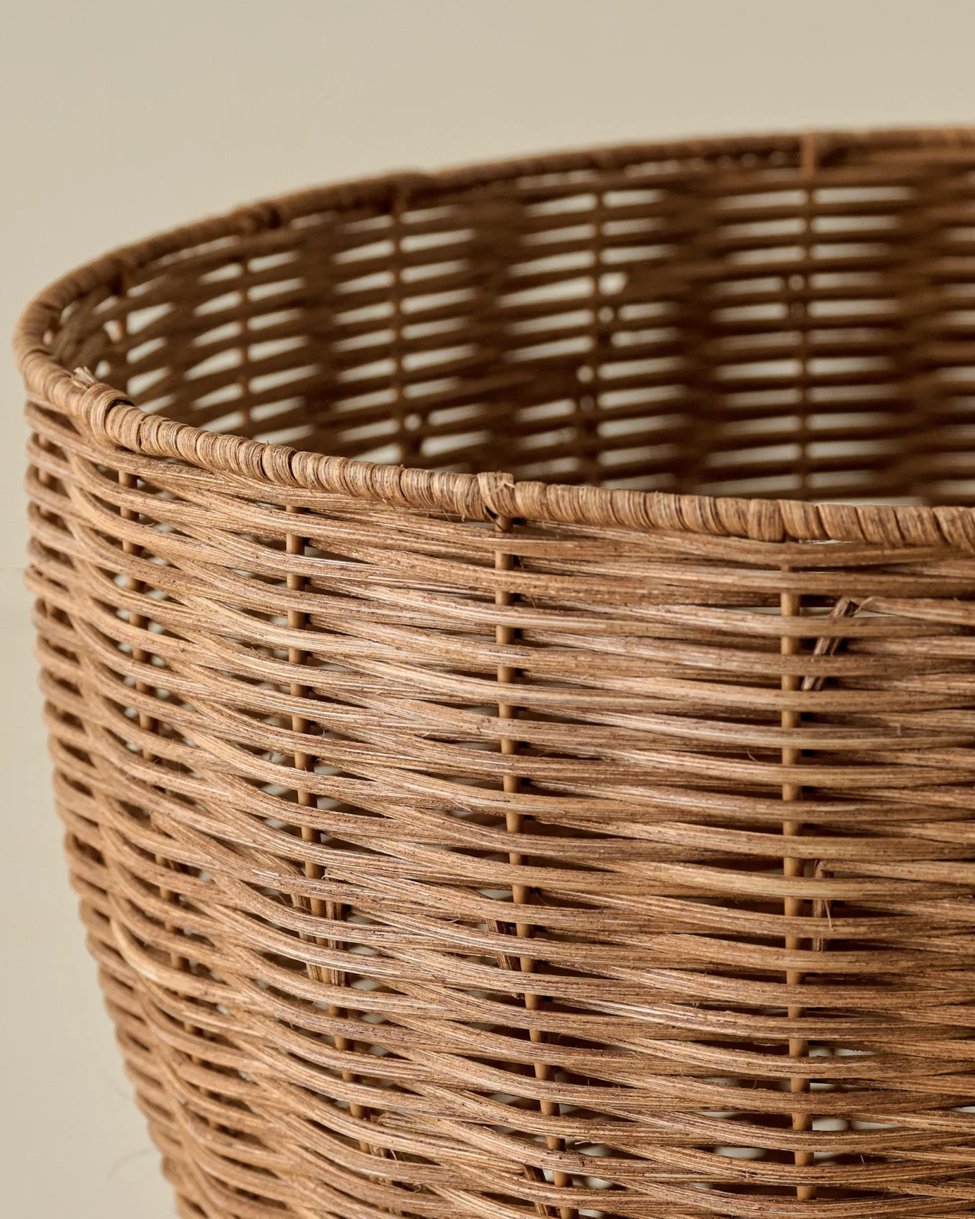 Oversized Rattan Decorative Bowl