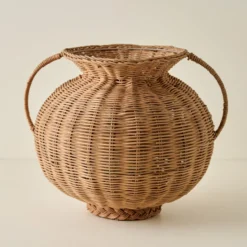 Oversized Rattan Remi Vase