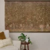 Oversized Scroll of Blooms Tapestry