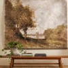 Oversized Spring Stillness Landscape Tapestry