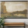 Oversized Vintage Landscape Tapestry