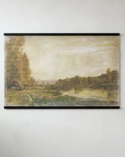Oversized Vintage Landscape Tapestry