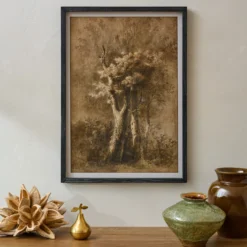 Oversized Whispers of the Oak Framed Print