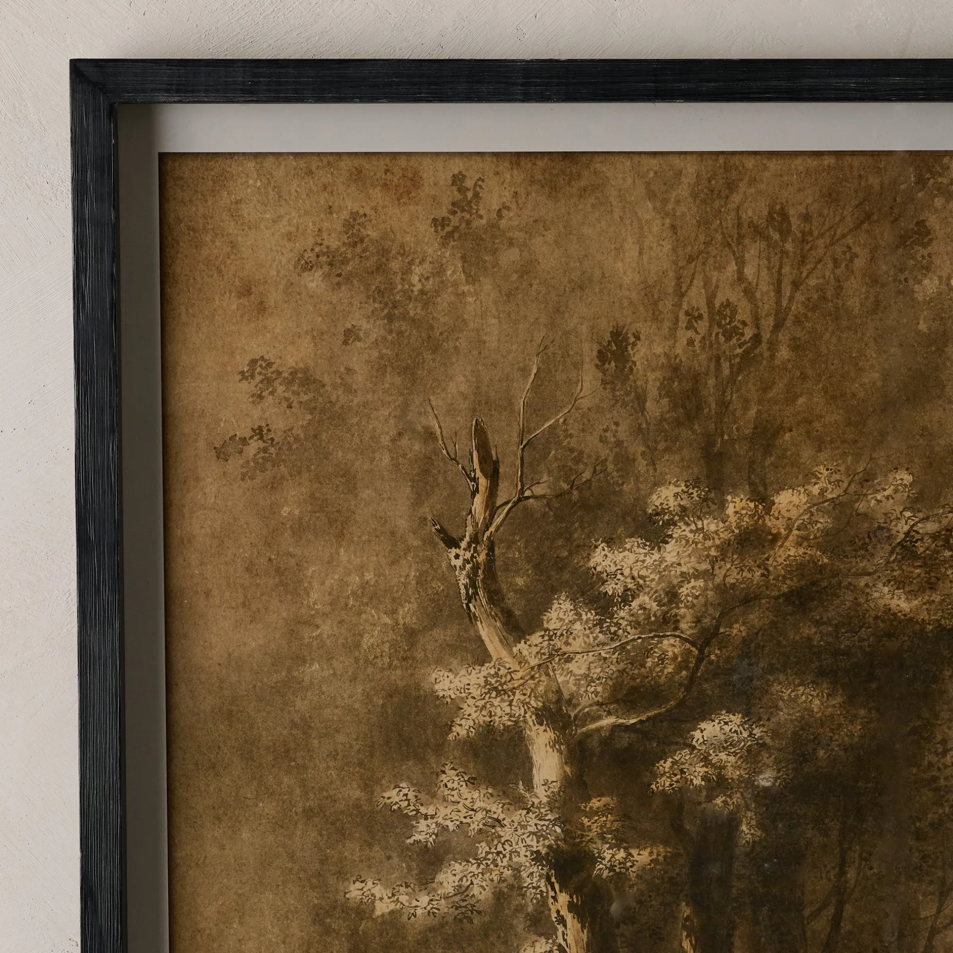 Oversized Whispers of the Oak Framed Print