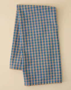 Poolside Check Tea Towel