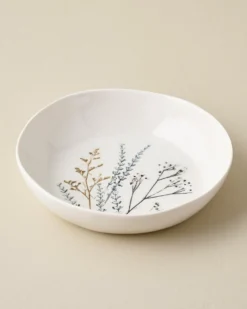 Pressed Floral Pasta Bowl