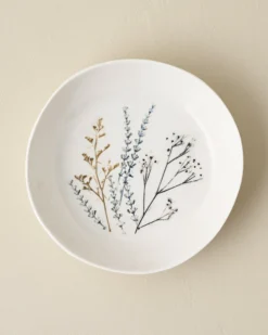 Pressed Floral Pasta Bowl