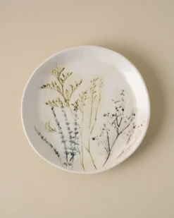 Pressed Floral Plate
